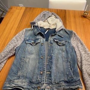 Free People Jean/Sweat Jacket